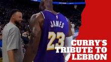 Steph Curry’s subtle tribute to LeBron James goes viral