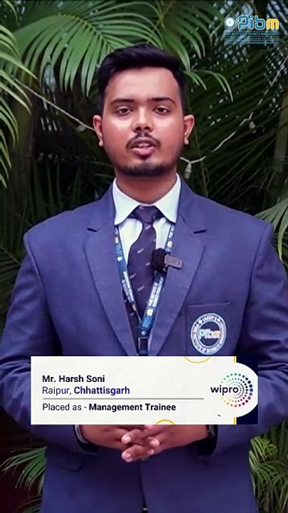PIBM to Wipro_Management Trainee_MBA & PGDM Placements_Harsh Soni_Batch 2024_26