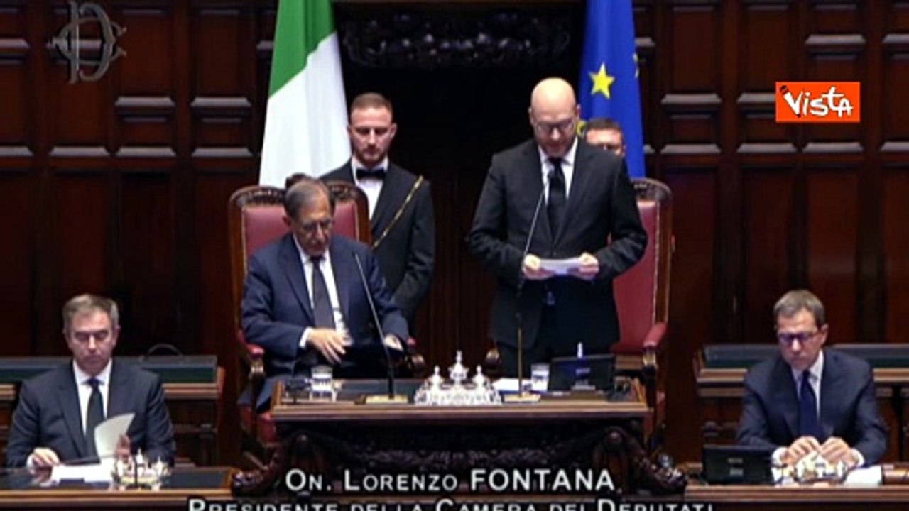 L'omaggio in Aula per Papa Francesco Fontana: "La sua scomparsa lascia un vuoto profondo"