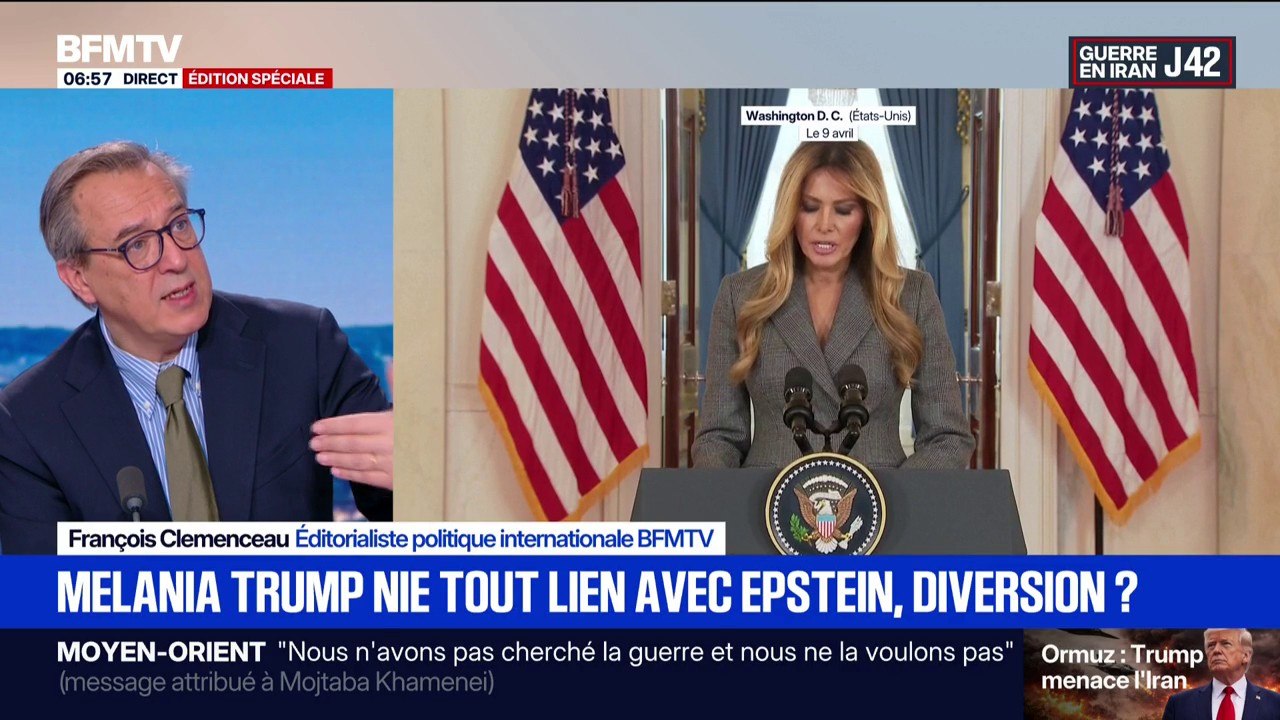 Melania Trump nie tout lien avec les crimes commis par Jeffrey Epstein