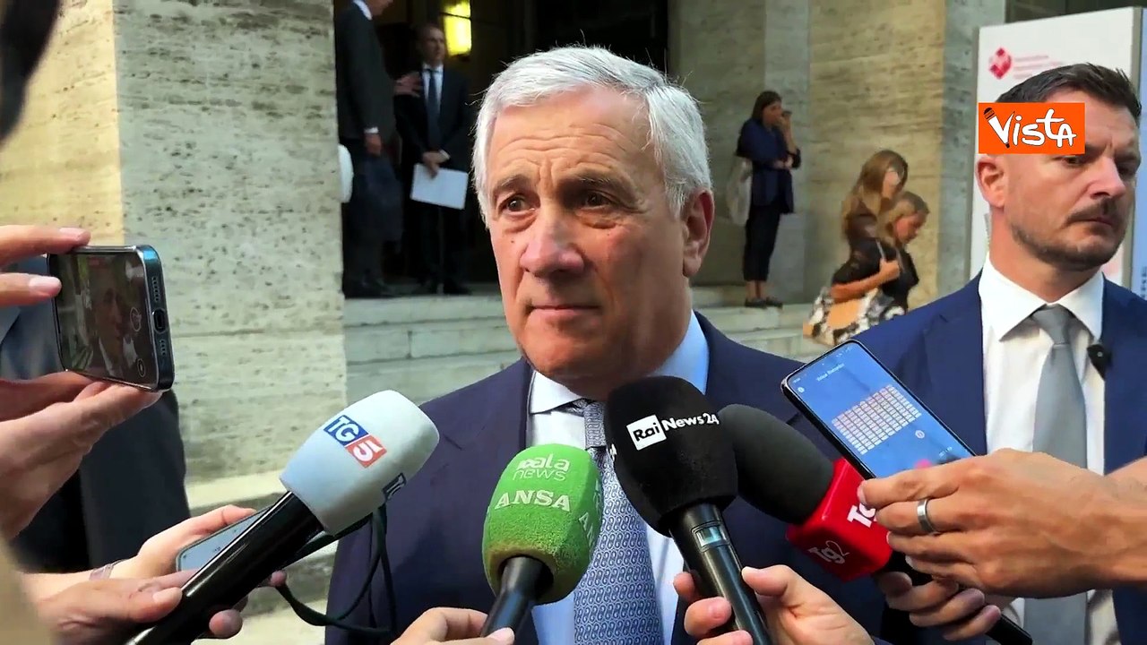 Tajani: Giusto lavorare per costruzione dello Stato palestinese, pronti a fare il necessario