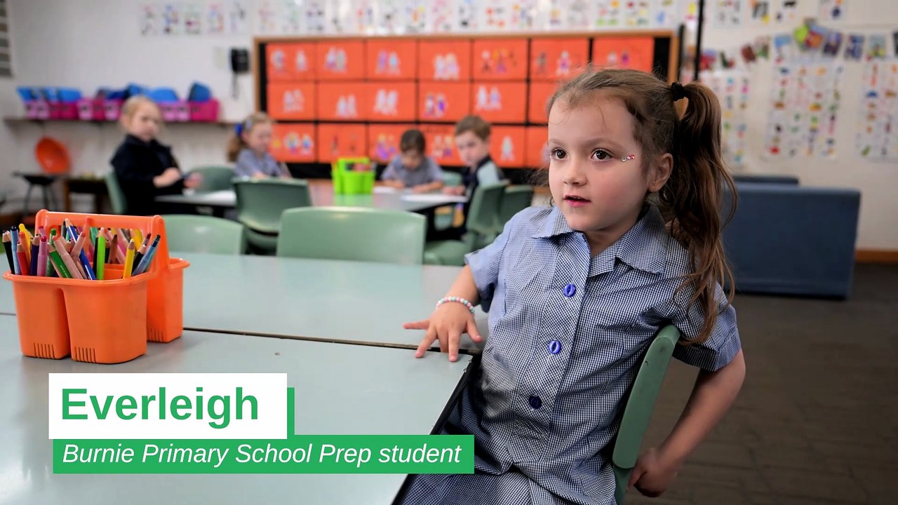 Burnie Primary school prep students