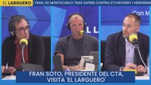 Tenso cara a cara entre Iturralde González y Fran Soto, presidente del CTA