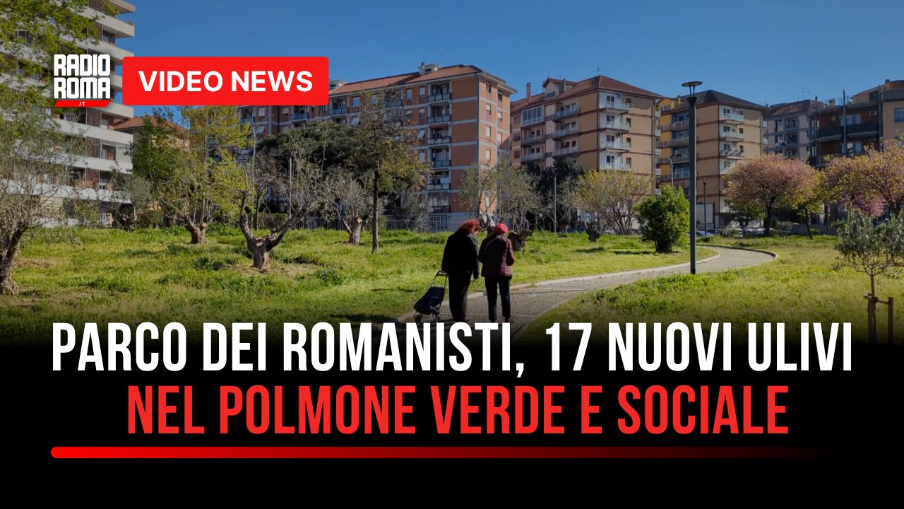 Parco dei Romanisti, 17 nuovi ulivi nel polmone verde e sociale