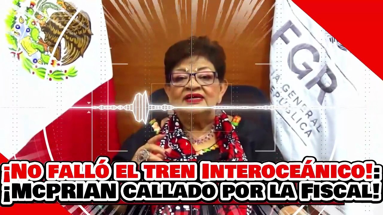 🔥🚨¡NO FALLÓ EL TREN INTEROCEÁNICO! ¡EL McPRIAN es CALLADO por la FISCAL GODOY por MENTIROSOS!