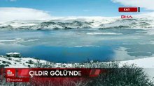 Çıldır Gölü'nde çözülme başladı