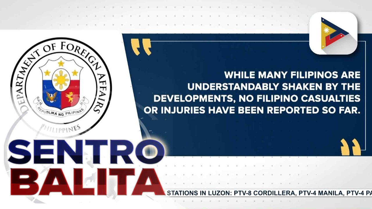 Mga Pilipino sa Lebanon, nananatiling ligtas sa harap ng pag-atake ng Israel ayon sa DFA; 5 OFWs mula sa Lebanon, ligtas na nakauwi ng bansa