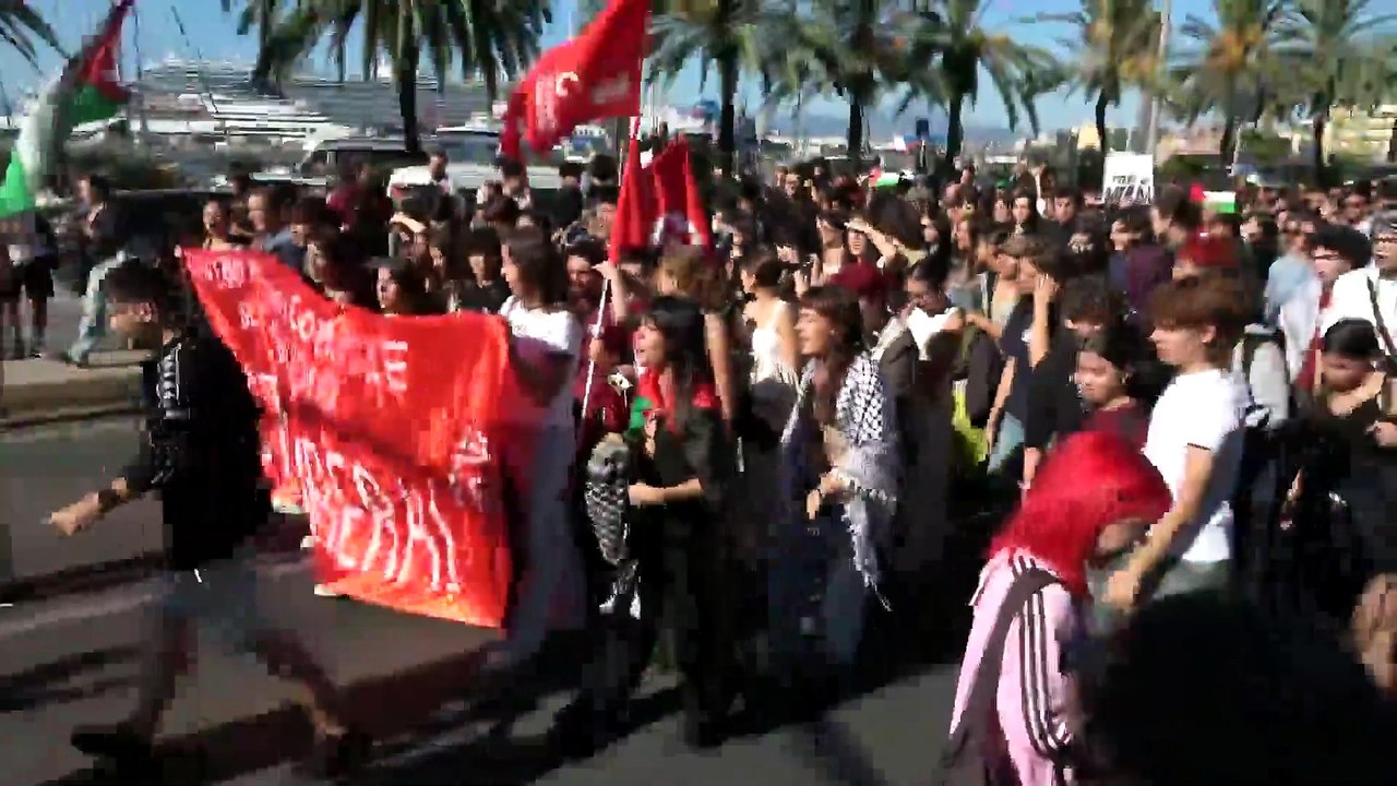 Flotilla, studenti in corteo a Cagliari: «Un grido di rabbia e giustizia per Gaza»
