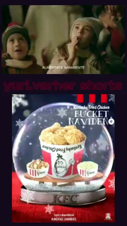 KFC Bucket Navideno + Navidad 2019 Shorts