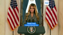 Melania Trump nega ligação aos abusos de Epstein