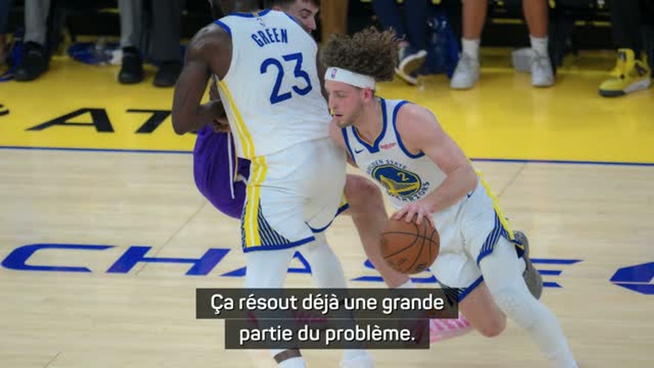 Warriors - Podziemski : "On a Steph Curry, ça résout déjà une grande partie du problème"