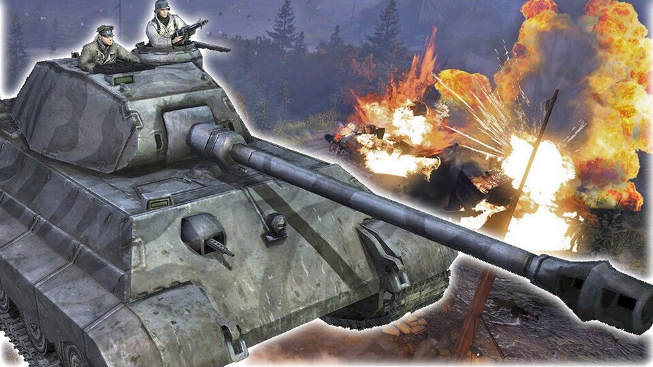 Unser Königstiger schlägt in Company of Heroes 3 eine Schneise der Verwüstung