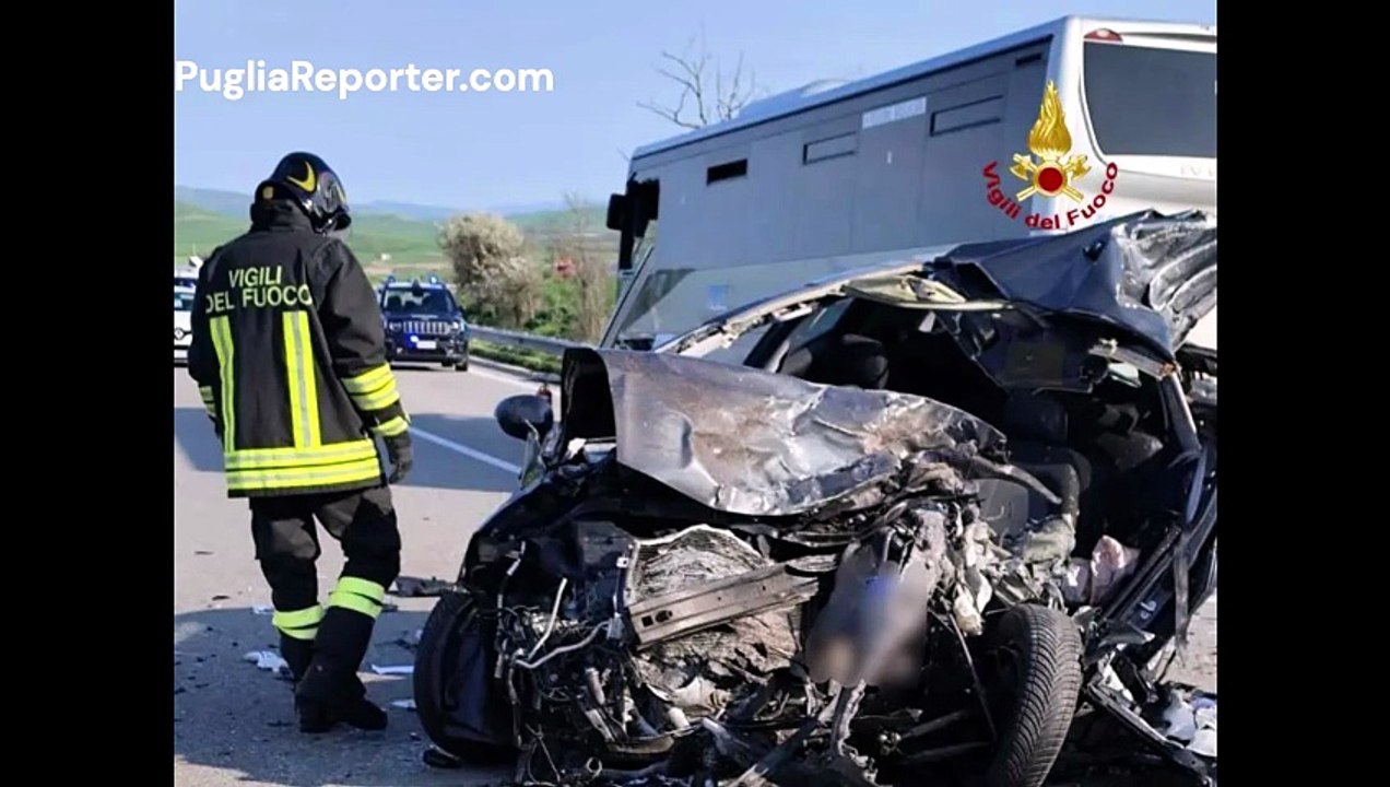 Padre e figlio pugliesi morti in un incidente sulla statale 655 Bradanica
