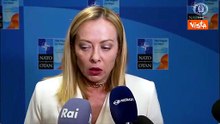 Vertice Nato, Meloni: E' il momento per ottenere il cessate al fuoco a Gaza