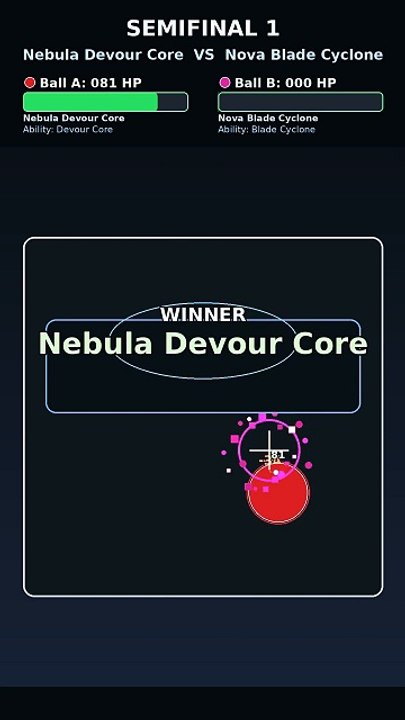 Nebula Devour Core vs Aqua Devour Core | Marble Race Physics Simulation Tournament | Pulse Circuit Edition