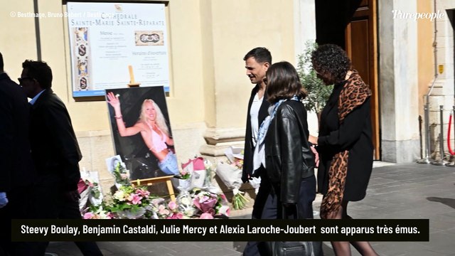 Benjamin Castaldi, Alexia Laroche-Joubert, Steevy Boulay le visage fermé : de nombreuses personnalités présentes pour le dernier voyage de Loana