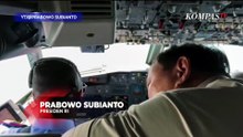 Momen Pesawat Presiden Prabowo Dikawal F-16 dan T-50: Selamat HUT ke-80 TNI AU