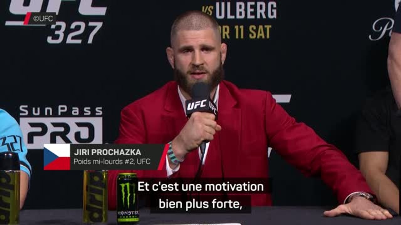 UFC 327 - Prochazka : "Chaque combat est pour moi un combat pour le titre"