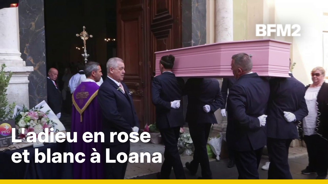 Les obsèques de Loana Petrucciani, à Nice