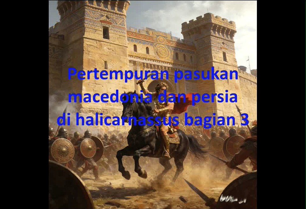 Pertempuran pasukan macedonia dan persia di halicarnassus bagian 3