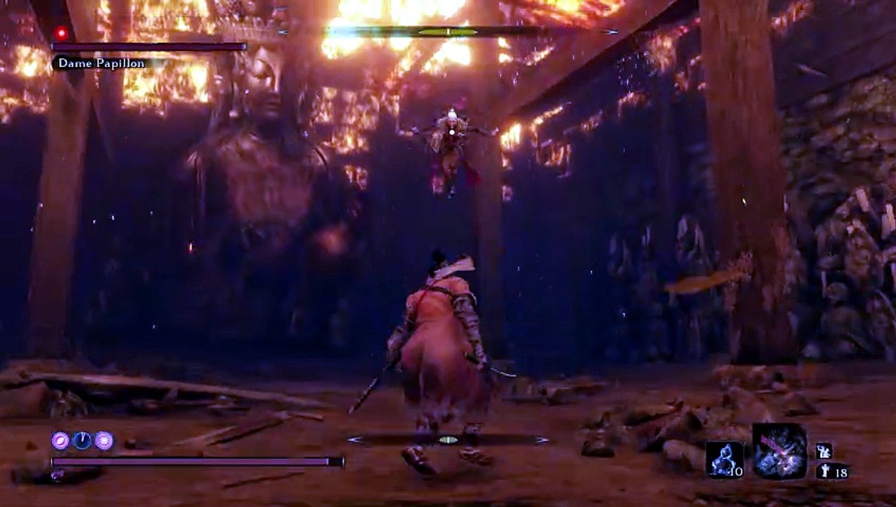 Sekiro shadows twice boss fight dame papillon