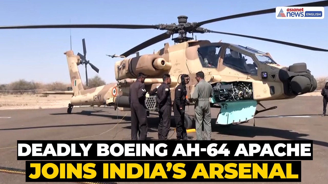 Lethal Boeing AH-64 Apache Joins India’s Arsenal, Boosts Air Combat Power