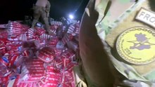 Quase 400 kg de cocaina e haxixe são encontrados em carga de arroz na BR-369