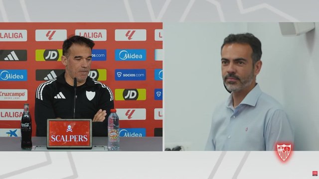 RUEDA de PRENSA de LUIS GARCÍA PLAZA previa al SEVILLA vs ATLÉTICO de MADRID