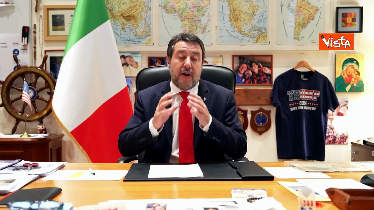Salvini: "Giornata storica, con Trump pace, lavoro, sicurezza, libertà. Avanti tutta"