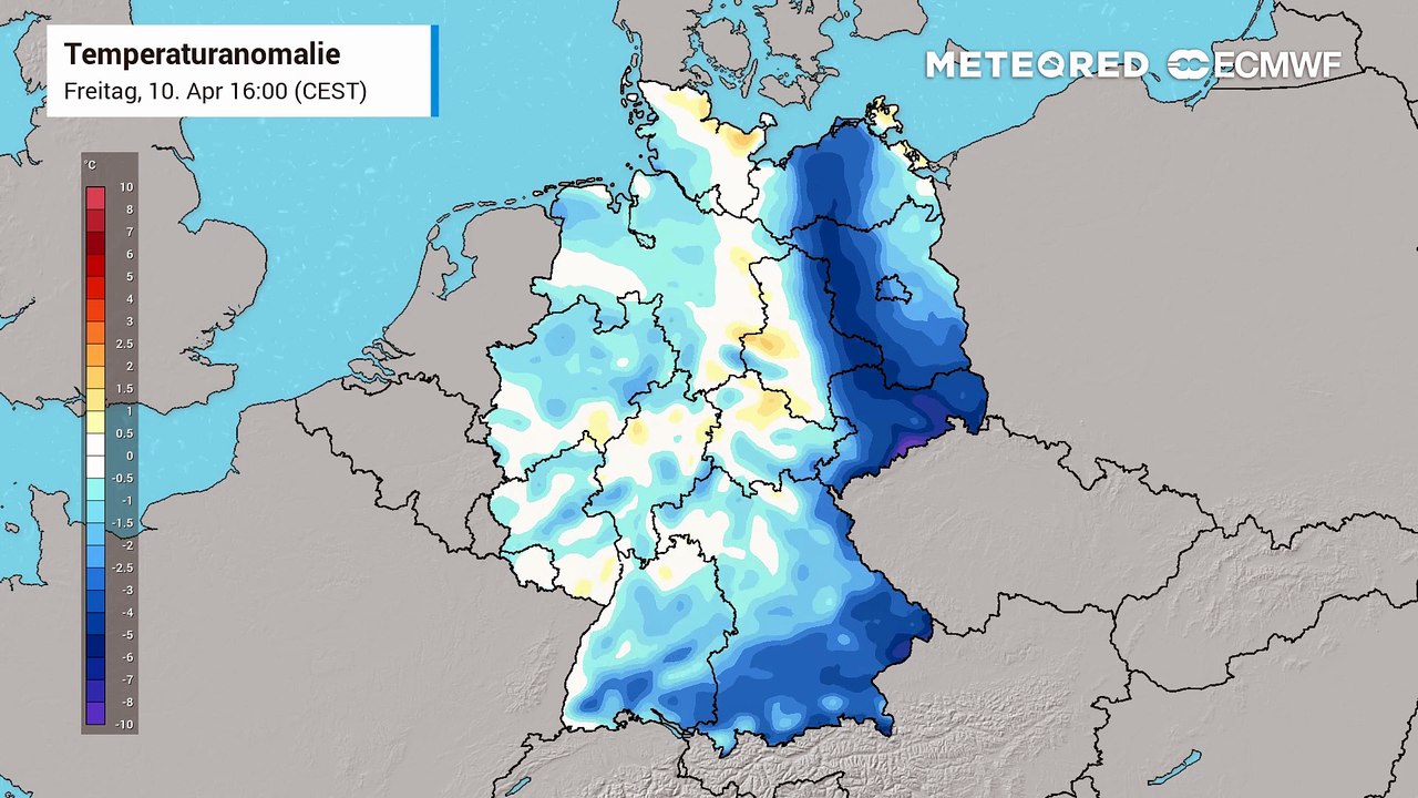 Der Samstag wird im Südwesten richtig warm - im Nordosten bleibt es kälter!