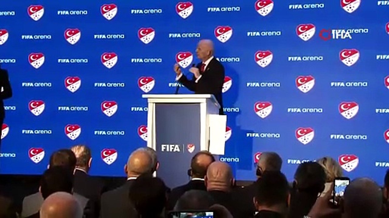 FIFA Başkanı Infantino, Türkiye tezahüratı yaptı | Ajansspor | IHA