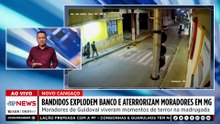Criminosos explodem agência de banco em Minas Gerais