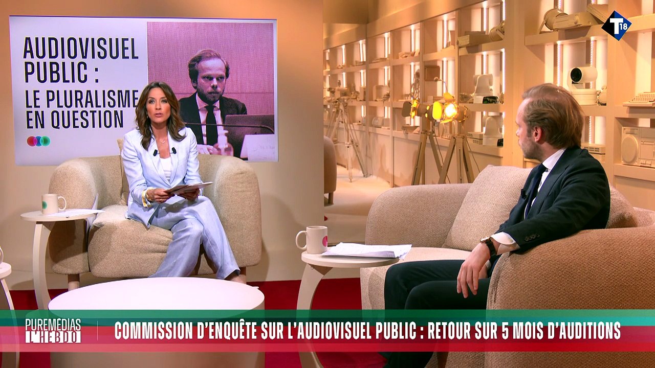 Charles Alloncle veut limiter les positions politiques des figures de l'audiovisuel public, dans "Puremedias : l'Hebdo"