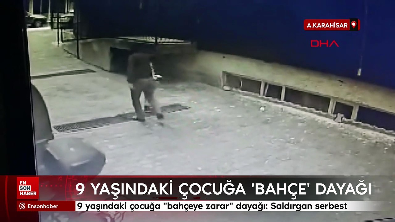 9 yaşındaki çocuğun 'Bahçeye zarar veriyorsun' denilerek darbedildiği iddiası