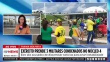 Exército prende três militares do núcleo 4 condenados por trama golpista