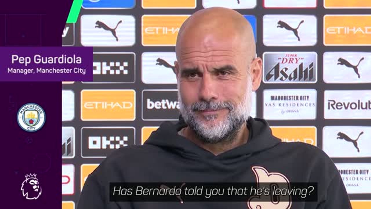 'He didn't tell me' - Guardiola unclear on Bernardo's future