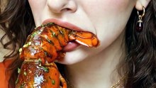 ASMR Lobster Eating Sounds | Seafood Mukbang No Talking