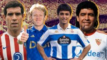Así se verían a los futbolistas históricos de la Liga con camisetas de la 2025/26