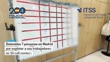 Detidas 7 pessoas em Madrid por explorar seus trabalhadores em 15 call centers