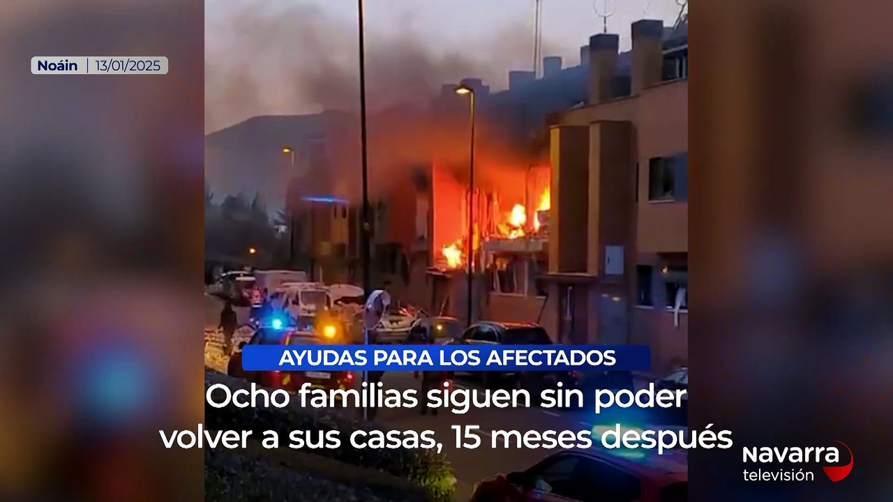 Sigue la pesadilla 15 meses después de la explosión en Noáin