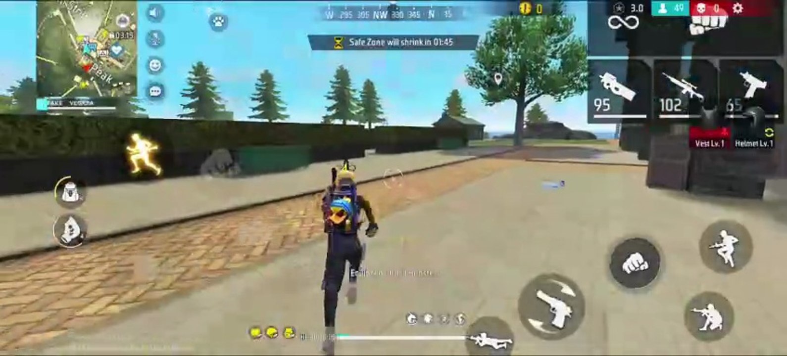 Solo vs Squad 19 Kills 🔥 Full Lobby Destroy | Free Fire Gameplay 😈