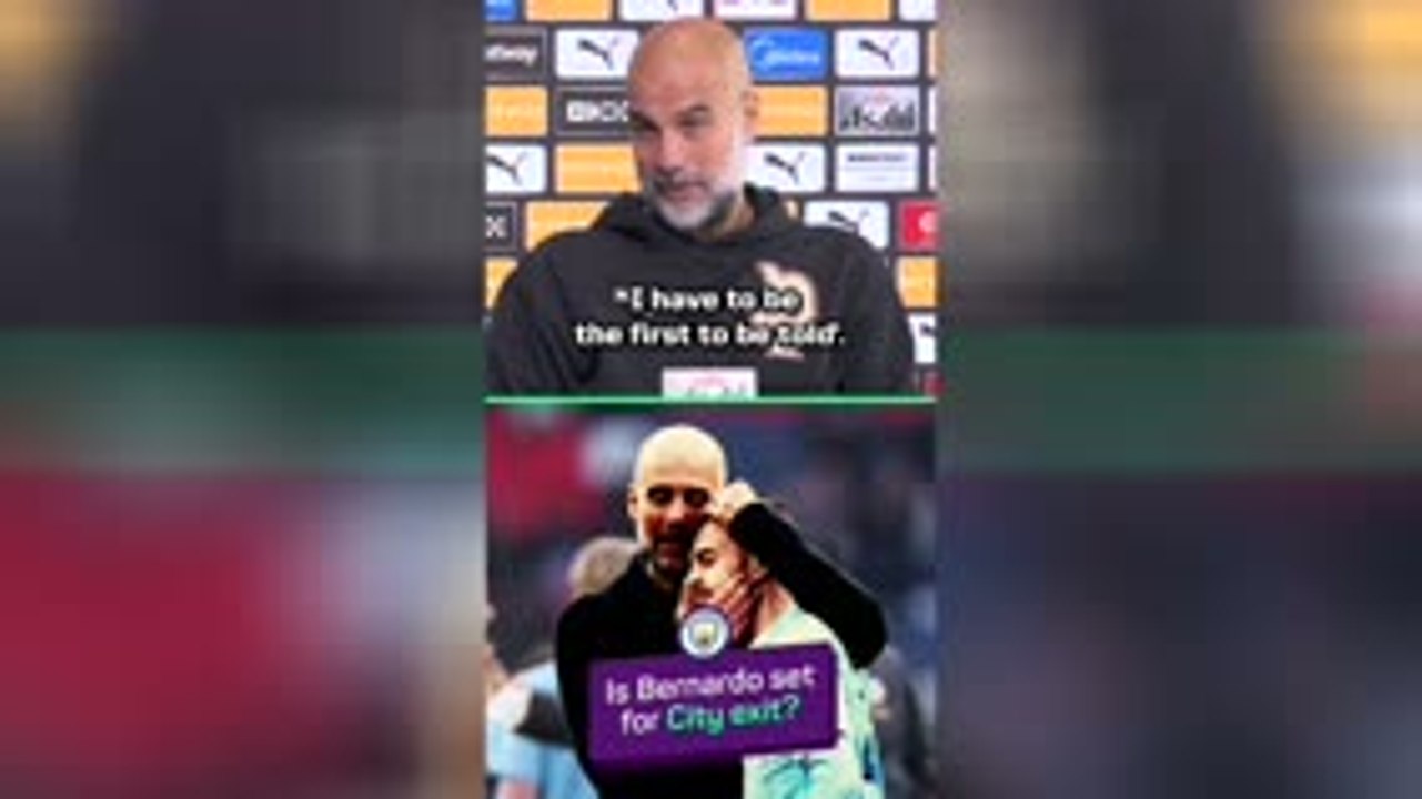 'Grumpy' Guardiola unclear on Bernardo's future
