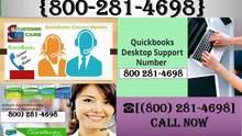 【Quickbook】∬☞ custmer service phone number
