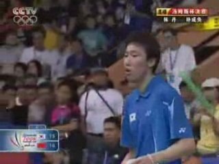 2008 Badminton Thomas Cup Final MS1 game 2 2/2