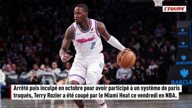Soupçonné d'être impliqué dans une affaire de paris sportifs illégaux en NBA, Terry Rozier est coupé par le Miami Heat - Basket - NBA