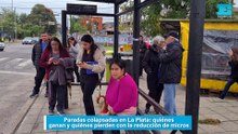 Paradas colapsadas en La Plata, quiénes ganan y quiénes pierden con la reducción de micros