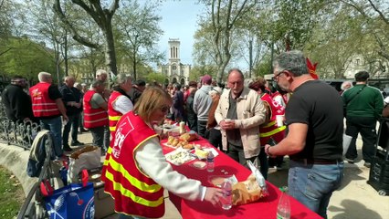 &Agrave; Saint-&Eacute;tienne, les syndicats mobilis&eacute;s pour d&eacute;fendre le 1er mai sur fond de passage en force &agrave; l&rsquo;Assembl&eacute;e