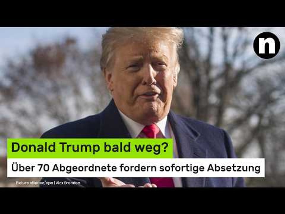 Donald Trump bald weg?: Showdown im Amt – über 70 Abgeordnete fordern seine sofortige Absetzung