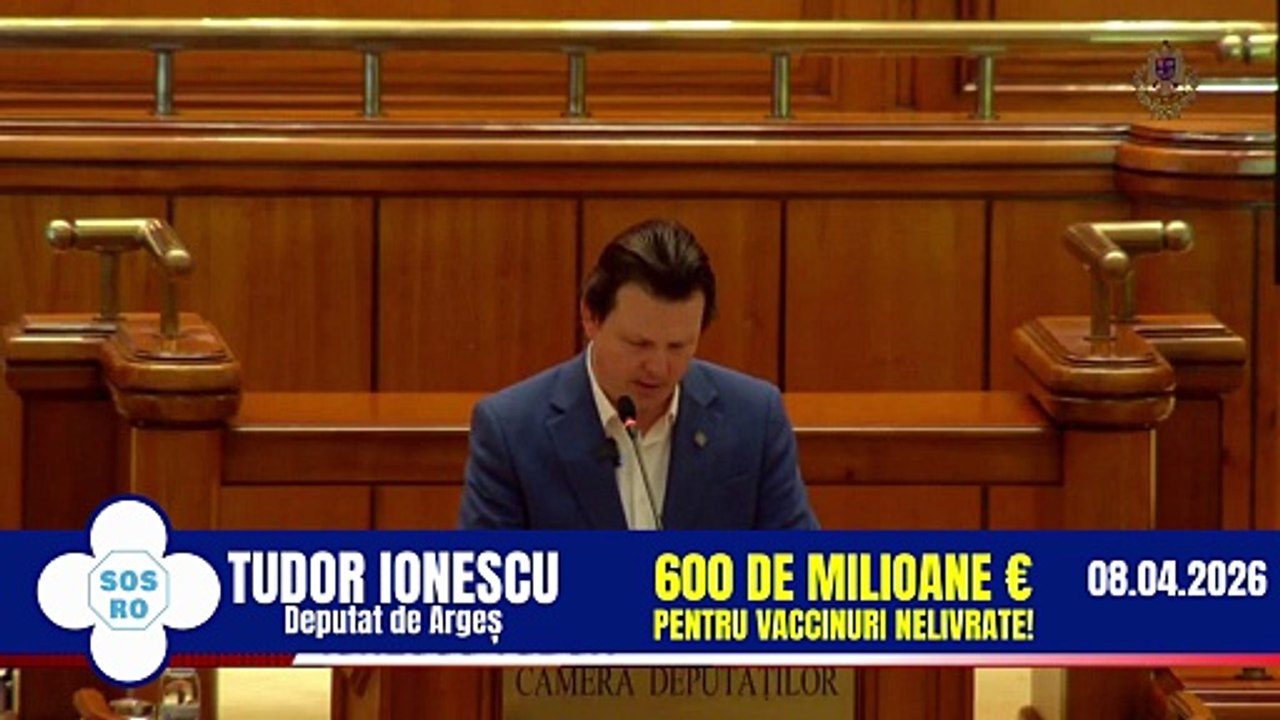 Declarație Politică: 600 de milioane de euro plătiți Pfizer pentru NIMIC! Cine răspunde?