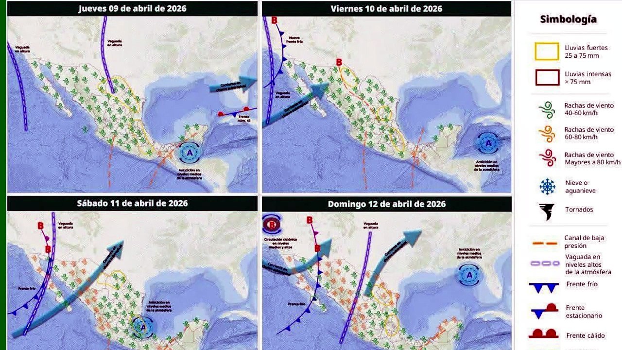 Dos frentes fríos bajarán temperaturas